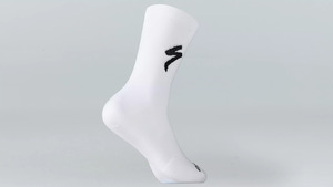 Ponožky Specialized SOFT AIR TALL LOGO - L, white/black