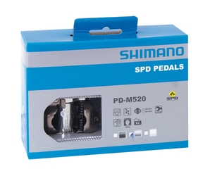 Pedály SHIMANO MTB SPD PDM520S - silver