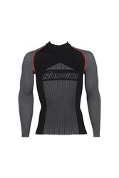 Pánské tričko Nordica PERFORMANCE LS - M/L, black/anthracite/red