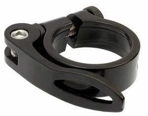 Objímka sedl. BASIC 34,9 mm rychloupínací - shiny black