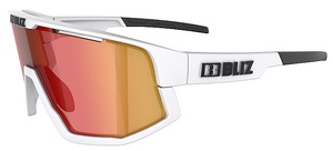 Brýle BLIZ FUSION - MATTE WHITE SMOKE - red multi