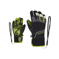 Rukavice ZIENER LONZALO AS PR JR - 5, black/lime