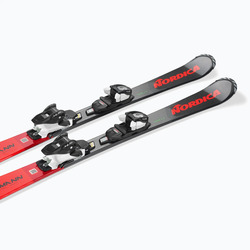 Lyže Nordica TEAM JR + J4.5 FDT - 100, black/red