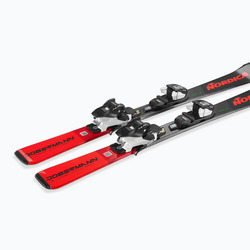 Lyže Nordica TEAM JR + J4.5 FDT - 100, black/red