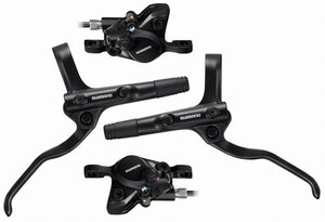 Brzda Shimano MT201 přední+zadní hydro bez kotoučů