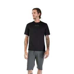 Pánský cyklo dres Fox Ranger Ss Jersey Wordmark - 2XL, black