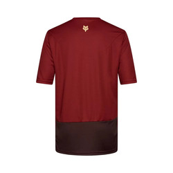Cyklo dres Fox Ranger Ss Jersey Wordmark Rust - L, rust