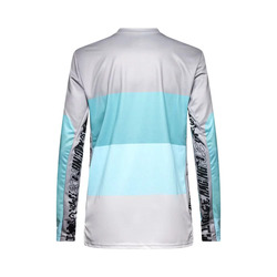 Dres FOX Ranger Ls Jersey Grid - L, Steel grey