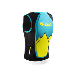 Chránič páteře SHRED MINI PROTECTOR VEST ZIP blue