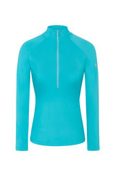Rolák DESCENTE SYLVIA 3/4 zip W - 36, scuba blue
