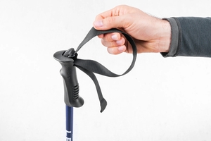 Trekové hole LEKI Eagle - 110-145, midnightblue dark metalic/white