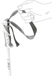 Hole LEKI BLISS - 110, gunmetal/white/rosegold