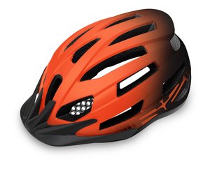 Přilba R2 ATH33C SPIRIT - L, matte orange/black