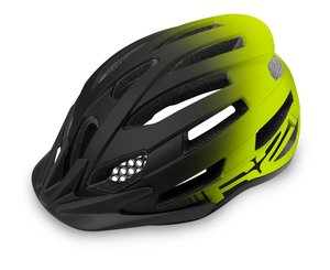 Přilba R2 ATH33D SPIRIT - L, matte black/yellow