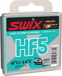 Vosk Swix skluzný HF05 vysoko fluo. 40g  -8/-14c