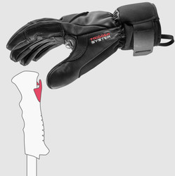 Rukavice LEKI Hevon 3D - 11.0, black