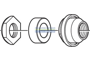 Konus SHIMANO FH-M595 levý