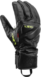 Rukavice LEKI WCR VENOM SPEED 3D - 7.5, black/ice lemon