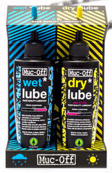 Mazivo MUC-OFF Wet+Dry Lube 120ml Twin Pack