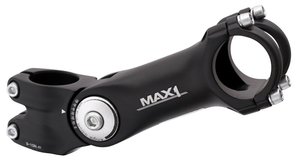 Stavitelný představec MAX1 125/60°/31,8 mm černý - black