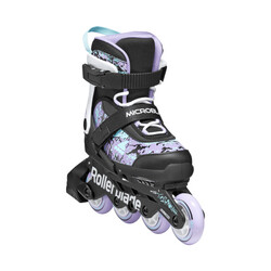 Brusle Rollerblade MICROBLADE SL black/lavender - 175, black/lavender/light blue