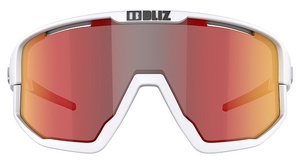 Brýle BLIZ FUSION - MATTE WHITE SMOKE - red multi