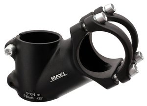Představec MAX1 High 60/35°/31,8 mm černý - black