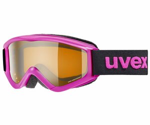 Brýle Uvex SPEEDY PRO JR - DARK PINK/BLACK - laser gold