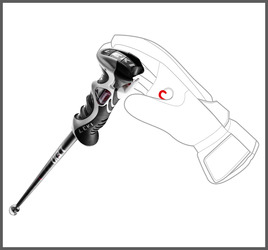 Hole LEKI BOLD LITE S - 115, dark anthracite/black/bright red