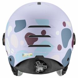 Helma Uvex ROCKET JR VISOR - 54-58, cool lavender abstract matt