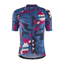 Pánský dres CRAFT ADV Endur Graphic - L, dark blue/pink