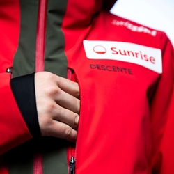 Pánská bunda DESCENTE SWISS REPLICA - 48, red