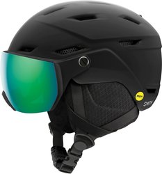 Helma SMITH SURVEY JUNIOR MIPS - 48-56, matte black/green