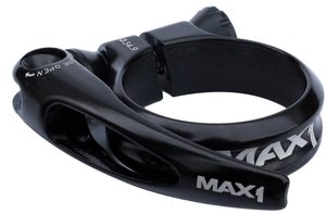 Sedlová objímka MAX1 Race 34,9 mm rychloupínací černá