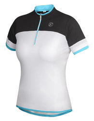 Dámský Dres ETAPE CLARA - S, white/blue