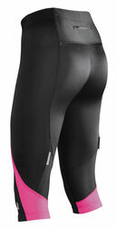 Kalhoty ETAPE TERRY 3/4 - M, black/pink