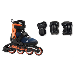 Brusle Rollerblade MICROBLADE COMBO - 175, blue/orange