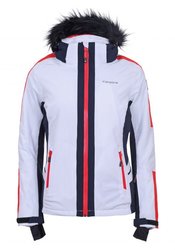 Dámská bunda ICEPEAK FITHIAN - 42, white/black/red