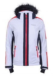 Dámská bunda ICEPEAK FITHIAN - 36, white/black/red