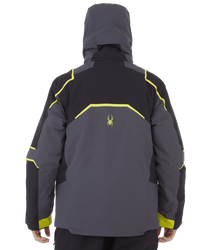 Pánská lyžařská bunda SPYDER TITAN - S, black/citrus