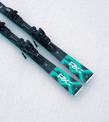 Lyže Kastle RX11 prem SL + K12 TRI GW - 155, black/mint