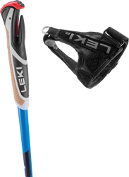 Hole LEKI CC 450 - 140, brightblue-black-white