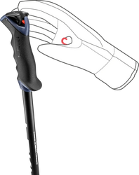 Hole LEKI Voltec TR dark anthracite-black-white - 120, dark anthracite-black-white