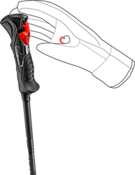 Hole LEKI Carbon 14 TR naturalcarbon-black-white - 120, naturalcarbon-black-white