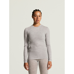 Triko CRAFT Wool 95 LS CN W šedá - L, šedá