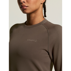 Triko CRAFT Active Comfort LS 2 W hnědá - L, hnědá