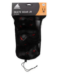 Chrániče Rollerblade SKATE GEAR - 3 sada JR - XXXS, black/red