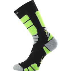 Ponožky LASTING ILR - L, black/green