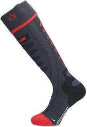 Ponožky LENZ Heat sock 5,1 toecap - 39-41, anthracite/red