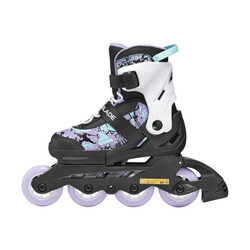 Brusle Rollerblade MICROBLADE SL black/lavender - 175, black/lavender/light blue